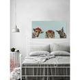 thumbnail image 4 of MARMONT HILL Unconventional Trio Blue' Painting Print on Wrapped Canvas - Multi-Color 60 x 30, 4 of 5
