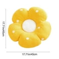 thumbnail image 4 of Fwttom Seat Cushion, Flower Shaped Plushes Pillow Toy Chair Pads, Comfortable Seat Cushions for Office Chairs Cushion, Home Floor Pillow & Window Seat, 17.7", 4 of 7