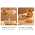 thumbnail image 4 of Hbdhejl Boîte à Bonbons Citrouille Table Basse de Salon Récipient à Collations et Stockage Assiette à Fruits à Double Couche, 4 of 8