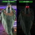 thumbnail image 2 of Halloween Decorations Outdoor Halloween Animatronics Motion Activated 6Ft Creepy Hanging Witch with Light-up Eyes Haunted House Prop Décor Indoor 2025 Update, 2 of 6