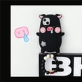 thumbnail image 2 of Phone Case for iPhone 14 Pro Case, Kawaii Piglet Phone Cases 3D Silicone Cartoon Case Cute Case Soft Rubber Shockproof Protective Case for Women Girls (Pig Black), 2 of 13