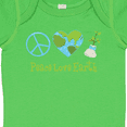 thumbnail image 4 of Inktastic Peace Love Earth Girls Baby Bodysuit, 4 of 5