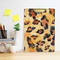 thumbnail image 5 of FMSHPON Glamour Leopard Print Clipboard Hardboard Wood Nursing Clip Board and Pull for Standard A4 Letter 13x9 inches, 5 of 7