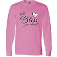 thumbnail image 3 of Inktastic Well Bless Your Heart with Calico Print Long Sleeve T-Shirt, 3 of 5