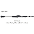 thumbnail image 2 of Fitzgerald Fishing Vursa Series 7'6" Medium Heavy Spinning Rod, 2 of 4