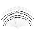 thumbnail image 3 of facefd 48pcs Acrylic Ear Stretchers Expander Piercing Plug Ear Tapers Heart Tunnels Plugs White, 3 of 8