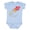AE-Light Blue, variant on Valentine's Day Rocket Ship with Hearts Boys or Girls Baby Bodysuit