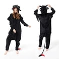 thumbnail image 5 of Black Animal Kigurumi Adults Onesies Women Men Pajamas Halloween Costumes Cosplay Cute Jumpsuit Birthday Christmas Gift Toys, 5 of 5