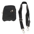 thumbnail image 1 of YM-Bolso negro para teléfono móvil, bolso de hombro para teléfono móvil, cartera para teléfono de mujer, bolsa de viaje para ir de compras, correr y senderismo, 1 of 10