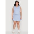 thumbnail image 2 of Womens Plus Size Active High Waisted Pleated Skort, 2 of 5