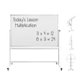 thumbnail image 2 of (2 pack) Thornton's Office Supplies Magnetic Mobile Dry Erase Whiteboard Easel, 70 x 48, 80"h, 2 of 6