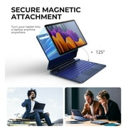 Dexnor Keyboard Case for Samsung Galaxy Tab S10 Lite/S10 FE/S9 FE 5G 10.9/S9 11/ Case with Keyboard Magnetic Floating Cantilever Stand Multi-Touch Trackpad Wireless Backlit with S Pen Holder, Blue