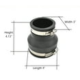 thumbnail image 6 of Fernco Schedule 40 4 in. Hub x 3 in. Dia. Hub PVC Flexible Coupling, 6 of 6
