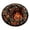 A, variant on 3D Optical Illusion Halloween Rug Spooky Hole Pumpkin Ghost Printed Circular Floor Mat Non Slip Decorative Round Doormat For Entryway Bedroom Halloween Party