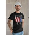 thumbnail image 2 of Election 2024 Haley 2024 Paint Stroke American Flag Mens T Shirt, 2 of 5