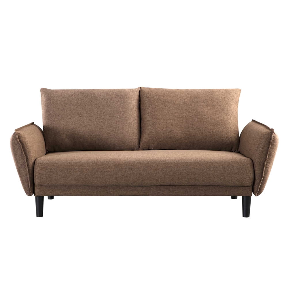 Small Loveseat Sofa Couch Compact Design 2 Seat Sofa