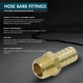 thumbnail image 3 of 10 Pcs Brass Male Reducing Adapter 5/16In Hose Barb X 1/8"In Mip Fitting Connect, 3 of 5
