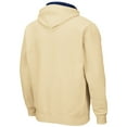 thumbnail image 3 of Men's Colosseum Gold Notre Dame Fighting Irish Arch & Logo 3.0 Full-Zip Hoodie, 3 of 3