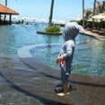 thumbnail image 5 of Children Boys Summer Cartoon One-Piece Hooded Sun Protection Clothing Swimwear Beach Bathing Suit, 5 of 5