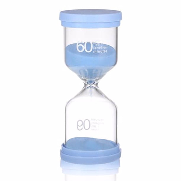 Toystoory Temporizador de reloj de arena resistente a impactos Amplia gama de aplicaciones Construcción de vidrio Minutos Reloj de arena