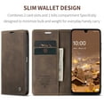 thumbnail image 3 of CaseMe Leather for Samsung Galaxy A16 5G Case, Flip Wallet Leather Case with Card Holder Magnetic Closure Shockproof Kickstand Protective Phone Cases Cover for Samsung Galaxy A16 5G 6.8-inch,Coffee, 3 of 12