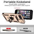 thumbnail image 4 of Estuche GANGXUN para iPhone 7 Plus/8 Plus, soporte giratorio 360°, estilo mecánico y magnético, 4 of 5