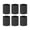 Grey, variant on TOPTIE 6PCS Cooling Wrist Sweatband 4-3/4 Inch, Ice Silk Elastic Cooling Bracelet Wristband for Summer (Black)