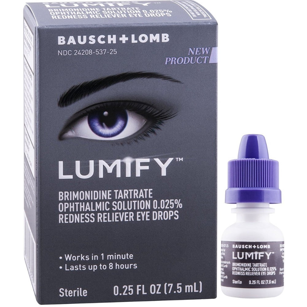 Lumify Redness Reliever Eye Drops 0 25 oz 2 count Walmart com
