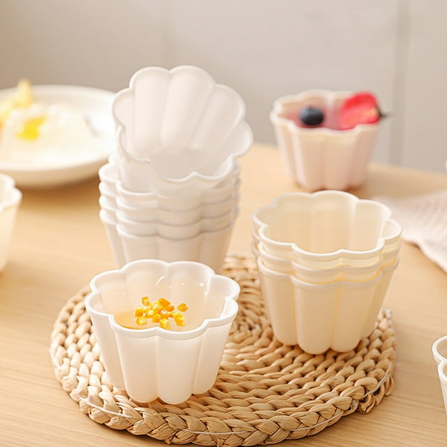 Xihbxyly Juego de Moldes para Gelatina de Flores, Apto para Uso Alimentario, Versátiles para Pudín, Resistentes Al Calor y Al Frío, Fáciles de Desmoldar, Herramienta Creativa para Hornear (4 Piezas)