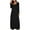 Black Mini Dress, variant on Winter Christmas Nightgowns for Women Long Sleepshirts Casual Loose Comfy Crewneck Full Length Pajama Dress