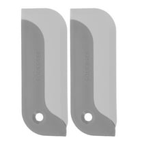 WORGEOUS 2 Pcs Broom Small Window Squeegee Glass Wiper Dad