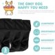 thumbnail image 2 of Pañales lavables para perros (paquete de 3), altamente absorbentes, pañales para perros, paquete de 3 pañales lavables para perros, pañales reutilizables para perras (negro, talla S), 2 of 5