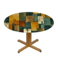 thumbnail image 3 of Acheng Round Tablecloth 0_3 (47) - Polyester Fiber, Machine Washable, Holiday Home Decor 31-35, 3 of 8