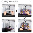 thumbnail image 5 of Yayeee Faucet Mat for Kitchen Sink 30" Diatomite Long Splash Guard Pad, Purple Simple Triangles, 5 of 7