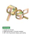 thumbnail image 4 of Uxcell ID 9.5mm 3/8inch Fuel Line Hose Clips,Pipe Clamps,Spring Hose Clamp,70Pcs, 4 of 7