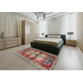 thumbnail image 4 of Ahgly Company Indoor Rectangle Traditional Brown Red Persian Area Rugs, 2' x 5', 4 of 6