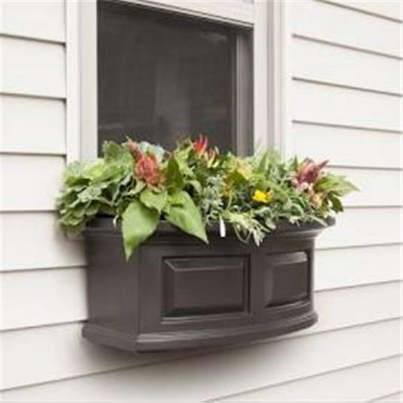 Mayne 4829-ES 2 ft. Nantucket Window Box - Espresso