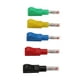 thumbnail image 3 of Conector tipo banana ANGGREK apilables rectos 4 mm CAT II 600 V 32 A para equipos digitales 3C, 3 of 8