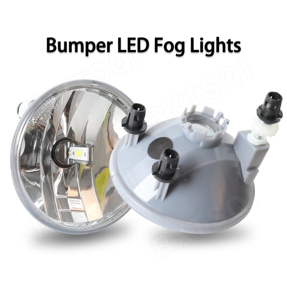 For CHEVROLET COLORADO 2015-2022 LED Clear Lens Front Bumper Fog Lights White