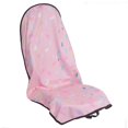 thumbnail image 1 of Funda de asiento de coche LoyaGour, color rosa jaspeado, impermeable, 75 x 142 cm, 1 of 7