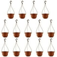 thumbnail image 1 of 14Pcs Plastic Flower Pot Chain Plant Basket Planter Holder Hanging Balcony Decor, 1 of 7