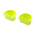 thumbnail image 4 of 2 piezas de tazas colgantes platos de alimentos alimentando pájaros, fácil de instalar, tazones de alimentación de jaula para pájaros para periquitos,, 4 of 8