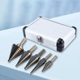 thumbnail image 1 of Taladro cortador de agujeros de ranura recta, broca cónica de ranura en espiral de acero de alta velocidad, funda protectora de aluminio, equipo profesional de corte más suave Hugtrwg Para estrenar, 1 of 9