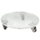 thumbnail image 1 of Bandeja acrílica con ruedas, bandeja acrílica transparente redonda, base para calentador purificador, soporte para maceta, elegante y moderno, 1 of 10