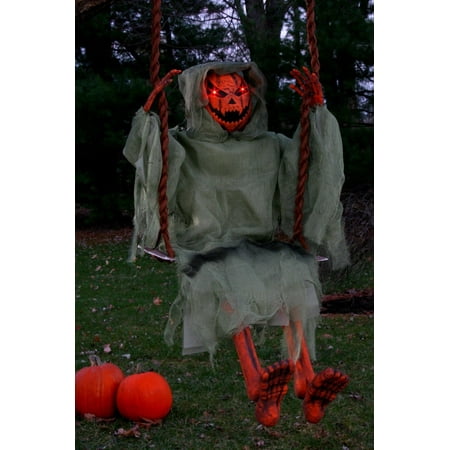 Light Up Swinging Dead - Pumpkin