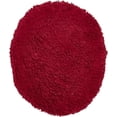 thumbnail image 2 of Better Trends 18"x20" Premium Toilet Lid Cover 100% Cotton Tufted Bathroom Rug Water Absorbent Reversible Machine Washable Red - Edge Collection, 2 of 4