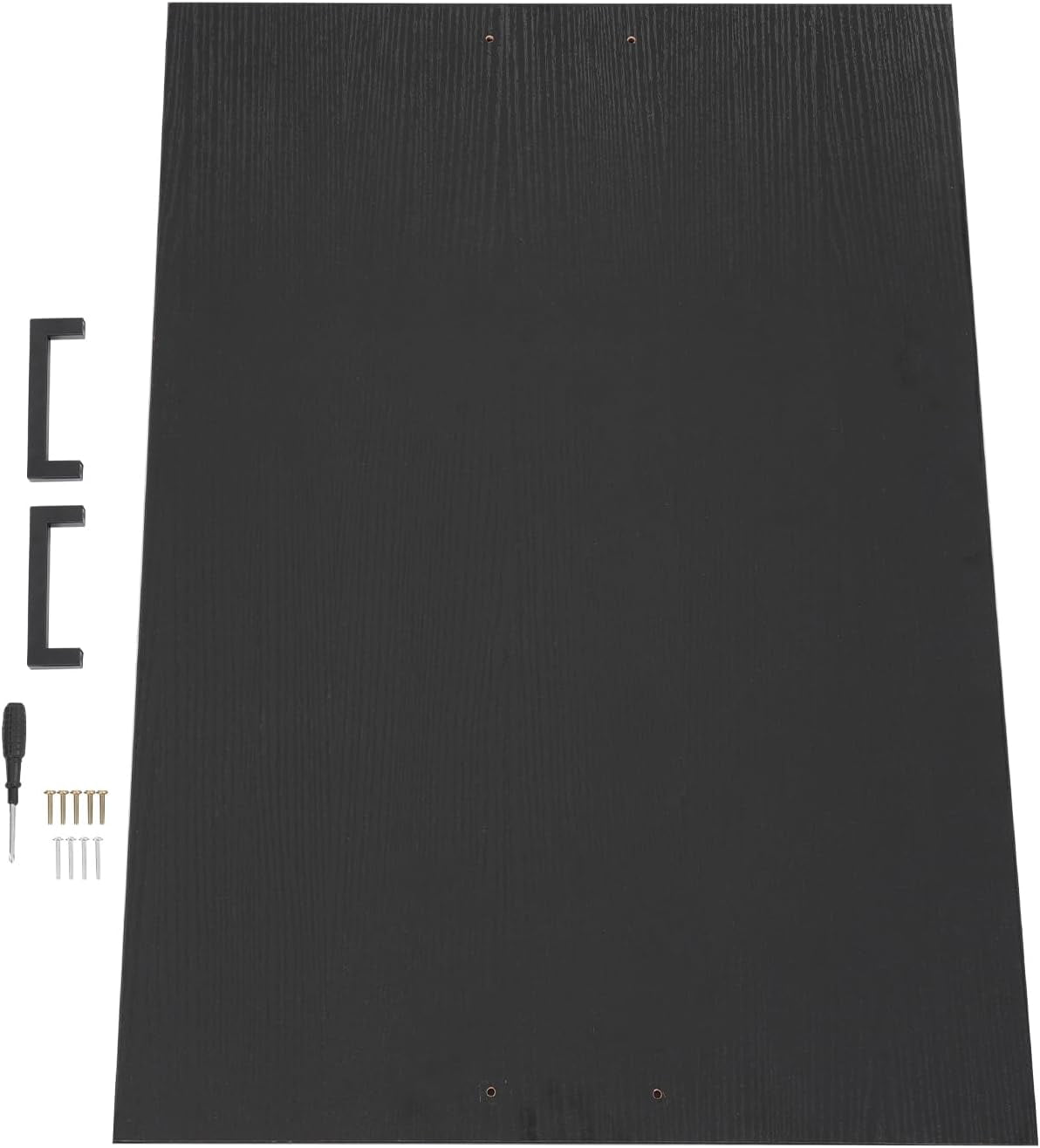 Stove Top Cover for Gas Burner Wood Stovetop Cover with Handles Noodle Board Stove Cover Wooden Cutting Board for Kitchen, 29 * 21 Inch (Black)