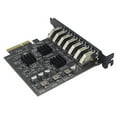 thumbnail image 2 of Tarjeta de Expansión PCIe USB3.2 GEN2 de 10 Gbps, Tipo A, PCI-e de 4X A 7 Puertos, Tarjeta Adaptadora de Expansión USB 3.0, Tarjeta Controladora PCI-e, 2 of 8