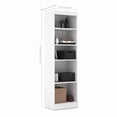 thumbnail image 3 of Bestar Pur 25W Closet Organizer in White - Engineered Wood, 3 of 11
