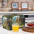 thumbnail image 6 of Fotbe Cute Mushroom Town A for Two Slice Toaster Cover, Fingerprint Protector, Super Soft Appliance Cover And Dust Cover,Bread Dust Cover & Fingerprint Protection, 6 of 7